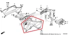 New Oem Honda Recon Left Side Fuel Gas Tank Panel Cover Trim Red. Price: $89.95.