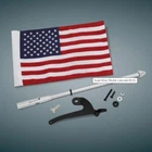 Can-am Spyder RT/F3 Ltd Show Chrome Folding Flag Pole, Right Side 41-203R New. Price: $89.95.
