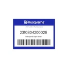 Husqvarna Genuine Side Panel Right White - 2310804200028 New. Price: $16.48.