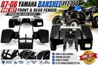 87-06 Yamaha Banshee Yfz 350 One Set Front & Rear Fender Prem Abs Body New. Price: $194.89.
