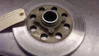 Yamaha Warrior 350 92-04 Rear Brake Hub Rotor 2XK-25712-00-00 T1-19L Used. Price: $20.90.