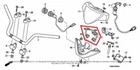 New Oem Honda Fourtrax Rincon 680 Handlebar Meter Cover Bracket Stay Mount. Price: $89.95.