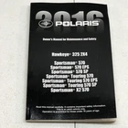Polaris 2016 Hawkeye 325 2X4 & Sportsman 570 Touring X2 Eps Operators Manual Acceptable. Price: $29.99.