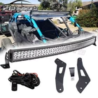 Roof 50'' Curved Led Light Bar Mount Brackets For Can-am Maverick Max X3 2017-26 New. Price: $110.39.