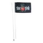 Jlp Part 7 Ft Tall 1/4 Pole 19X12 Flag Go Kart Whip Rat Fink Black New. Price: $16.95.