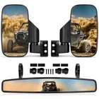 For Yamaha Rhino 450 660 700 1.75" Roll Bar Utv Rear View Center & Side Mirrors New. Price: $43.99.