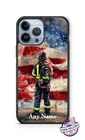 Fire Fighter Rescue Us American Flag Personalized Case For Iphone Samsung New. Price: $18.98.