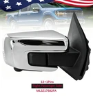 Passenger Side Mirror W/camera Blind Spot Signal Chrome Ford F-150 2021-2023 New. Price: $449.99.