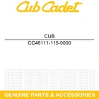 Cub Cadet 46111-115-0000 Mount Bracket Rear Brake Clp Challenger CX700 CX500 New. Price: $74.15.