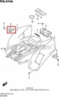 New Oem Suzuki Quadsport Lt 90 Rear Fender Bracket. Price: $44.95.
