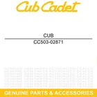 Cub Cadet 503-02871 Shaft Bushing 25X44X15 Challenger MX550 MX750 4X4 Vehicles New. Price: $27.95.