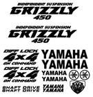 Sticker Decal Kit For Yamaha Grizzly 450 Fender Tank Emblem Graphic New. Price: $35.00.