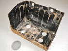 87 Honda Fourtrax Battery Box Holder Bracket Tray Used. Price: $37.49.