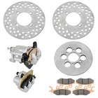 Front Rear Brake Caliper Disc Rotor W/pad For Yamaha Rhino YXR660 4X4 04-07 New. Price: $105.00.