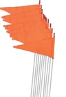Firestik 7' Stud Mount Flags 10-PACK White Pole/orange New. Price: $338.22.