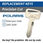 Polaris Ignition Key Cut To Code 3201-3250 Atv Scrambler Trail Boss Sportsman New. Price: $9.95.