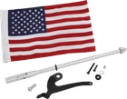 Show Chrome 41-203L Folding Flag Pole Left Can-am Spyder F3 Limited New. Price: $79.40.