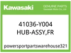 Kawasaki Oem Part 41036-Y004 Hub-assy,fr New. Price: $107.76.