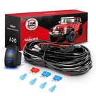 Nilight 10011W 16AWG Wiring Harness KIT-2 Leads Led Bar 12V On/off 5 Pin New. Price: $12.72.
