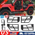 For 2018-25 Wrangler Jlu/gladiator Jt 4 Tube Half Tubular DOORS+2 Mirror New. Price: $229.99.