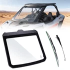 Glass Windshield W/ Dual Manual Wiper For 2025-2026 Polaris Rzr Pro XP/4 S/4 New. Price: $397.99.