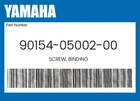 Yamaha Genuine Screw, Binding 90154-05002-00 New. Price: $10.13.