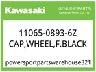 Kawasaki Oem Part 11065-0893-6Z Cap,wheel,f.black New. Price: $29.49.