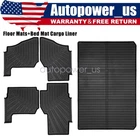 Tpe Floor Mats+bed For 2019 2020 2021 Polaris Ranger Crew Xp 1000 5PCS New. Price: $115.75.