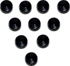 Drag Specialties - 352086 Bolt Covers Hex 5/8" Black 10 Pack New. Price: $26.95.