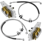 1914016 1914015 1913942 1913943 Front Right Left Brake Caliper Line For Polaris New. Price: $103.00.