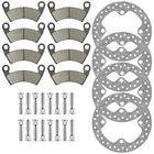 Front And Rear Brake Disc W/ Pad For Polaris Rzr Xp 1000/ 14-21 New. Price: $145.00.