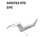 Polaris Oem 22'-26' Rzr 200 Rocker-front Lh, Flat Matte Black- 5456762-070 Used. Price: $60.00.