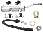 Muffler/ex-pipe /dampener/seal Fits Honda Replaces 18310-HM8-A40 18320-HM8-000 New. Price: $134.99.