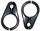 Modquad 1" Billet Brake Line Clamps 5/16IN Black New. Price: $36.07.
