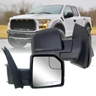 Passenger Right Side Door Mirror Power Glass Manual Folding 15-20 Ford F-150 New. Price: $54.99.