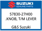 Suzuki Oem Part 57830-27H00 Knob, T/m Lever New. Price: $29.10.
