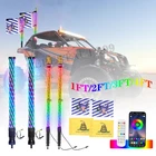 2X 1 4FT Thick Led Whip Spiral Chasing Rgb Fat Light For Can Am Polaris Rzr New. Price: $119.95.