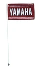 Jlp 6 Ft Tall 19X12 1/4 Pole Whip Flag With Mounting Hardware Red Yamaha New. Price: $16.95.