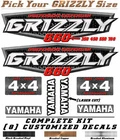 Yamaha Grizzly Oem Atv Tank Decal Graphic Sticker Kit 350 450 550 660 700 4X4 New. Price: $44.99.