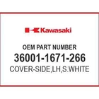 Kawasaki Cover-side,lh,s.white 36001-1671-266 Oem New. Price: $85.89.