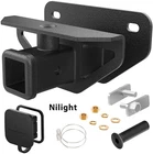 Nilight 2 Inch Rear Trailer Hitch Receiver Class 3 Towing & Cover Kits New. Price: $86.99.