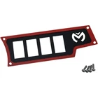 Moose Small Switch Dash Plate Right Red 100-4353-PU 0521-1700 New. Price: $41.95.