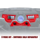 8 Hole Billet Dash Switch Panel 3PC Kit Polaris Rzr Xp 1000 Turbo 900 Red New. Price: $204.99.