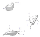 Polaris Headlight - Right Genuine Oem Part 2413433 New. Price: $69.99.