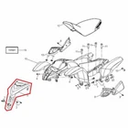 Oem New Polaris Outlaw Predator 50 Front Center Nose Panel White. Price: $214.95.