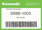 Kawasaki Genuine Knuckle,rh 39186-Y003 New. Price: $139.09.