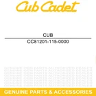 Cub Cadet 81201-115-0000 Binder Plate Fuel Tank Challenger CX700 CX500 New. Price: $12.95.