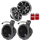 Wet Sounds OE-65IC-S 6.5" Oem Speakers Silver Ssv US2-C65 Pods 1.75" Clamps New. Price: $379.99.