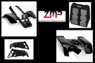 New Yamaha Banshee Yfz 350 Black Complete Plastic Set Fender Kit Front And Rear. Price: $860.01.