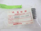 New Genuine Oem Honda Spring 22401-300-000 SS:95014-75140. Price: $6.99.